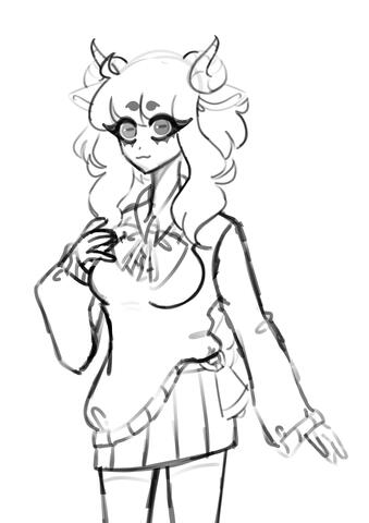 Peony sketch